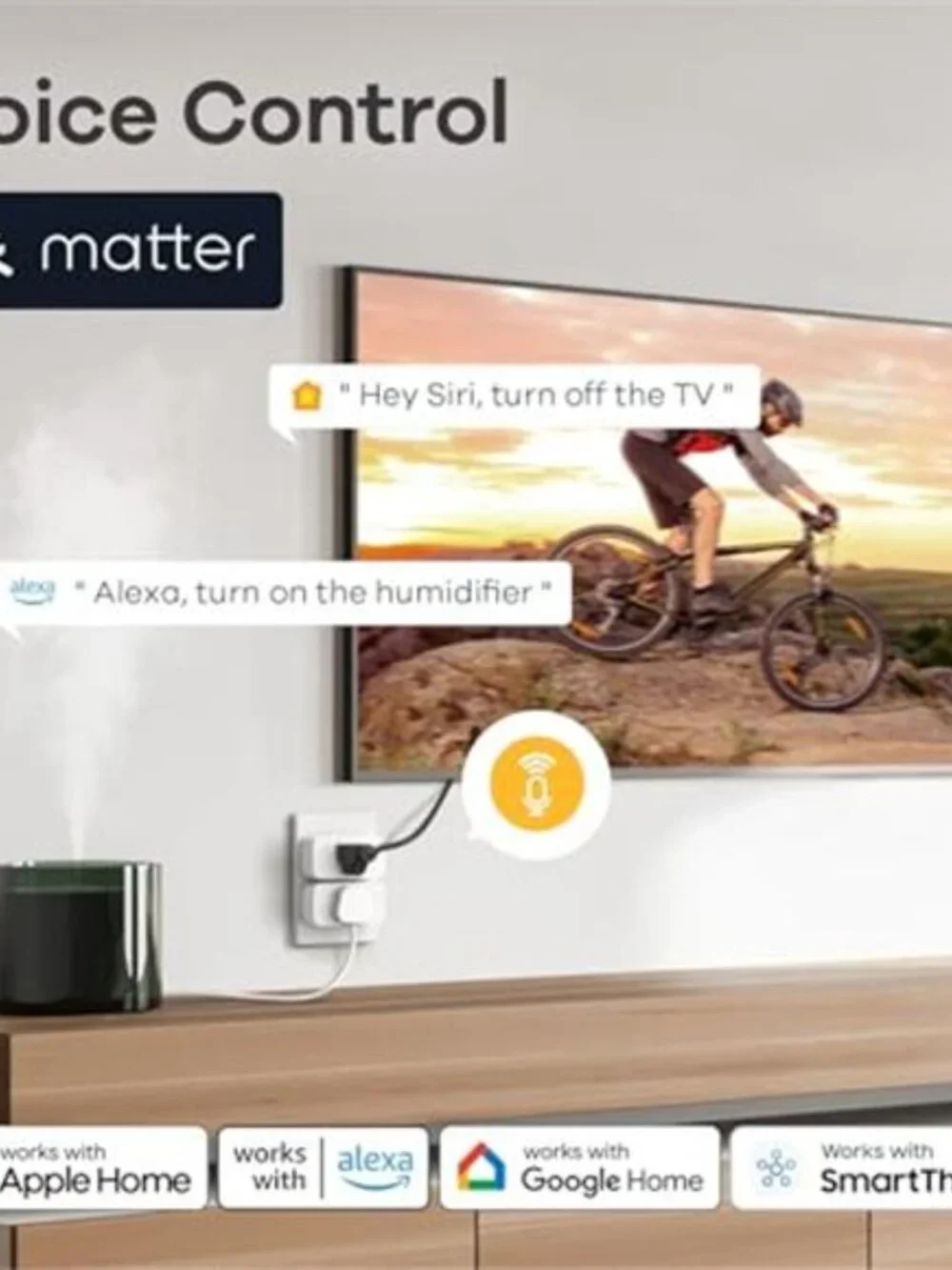 Smart Plug, Work with Apple Home, Siri, Alexa, Google, SmartThings, Smart Home